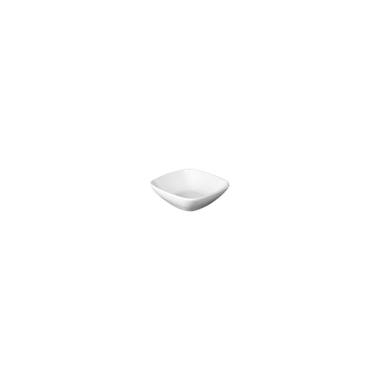 49154 Superware White Square Sauce Dish 75x75x20mm Tomkin Australia Hospitality Supplies