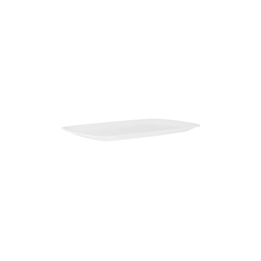 49259 Superware White Rectangular Coupe Tray 350x200x20mm Tomkin Australia Hospitality Supplies