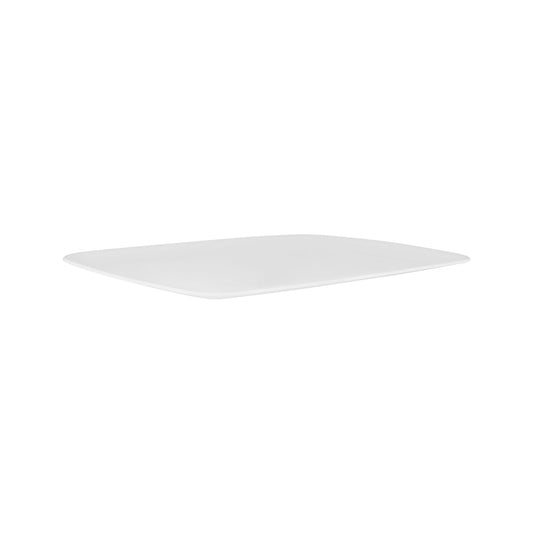 49261 Superware White Rectangular Coupe Tray 485x355x30mm Tomkin Australia Hospitality Supplies