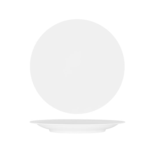 49314 Superware White Round Rimmed Platter 400mm Tomkin Australia Hospitality Supplies
