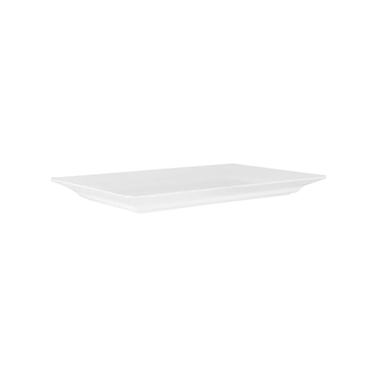 49316 Superware White Rectangular Platter Raised Sides 440x270mm Tomkin Australia Hospitality Supplies