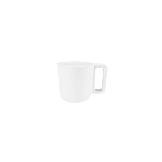 White Coffe Mug Stackable 350ml