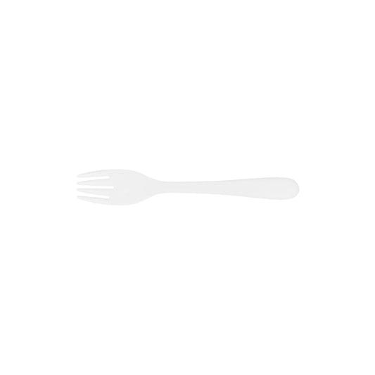 49559 Superware White Dessert Fork 190mm Tomkin Australia Hospitality Supplies