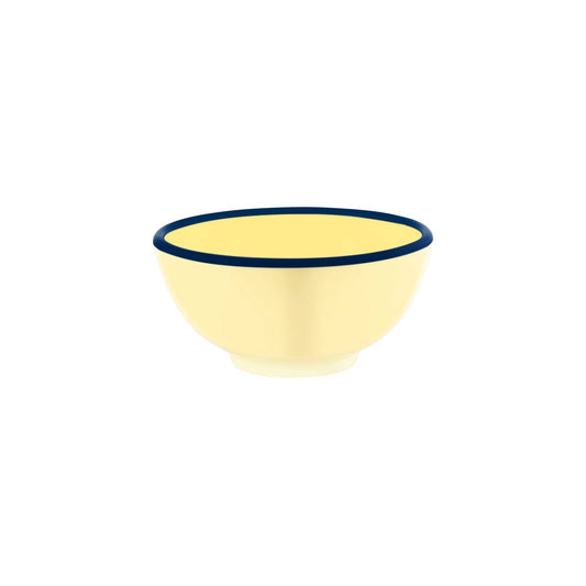 49927 JAB JAB Vintage Yellow / Blue Rim Round Bowl 175x80mm / 1100ml Tomkin Australia Hospitality Supplies