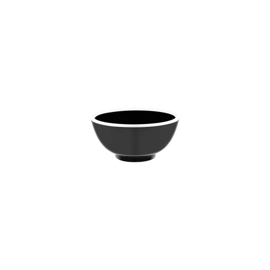 49945 JAB JAB Vintage Black / White Rim Round Bowl 125x65mm / 430ml Tomkin Australia Hospitality Supplies