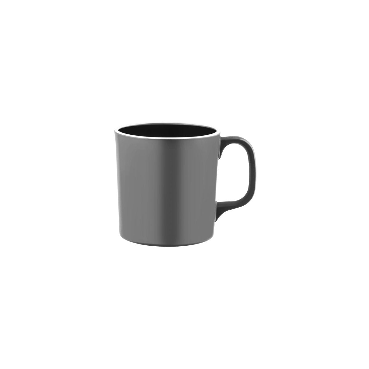49968 JAB JAB Vintage Grey / White Rim Mug 350ml Tomkin Australia Hospitality Supplies