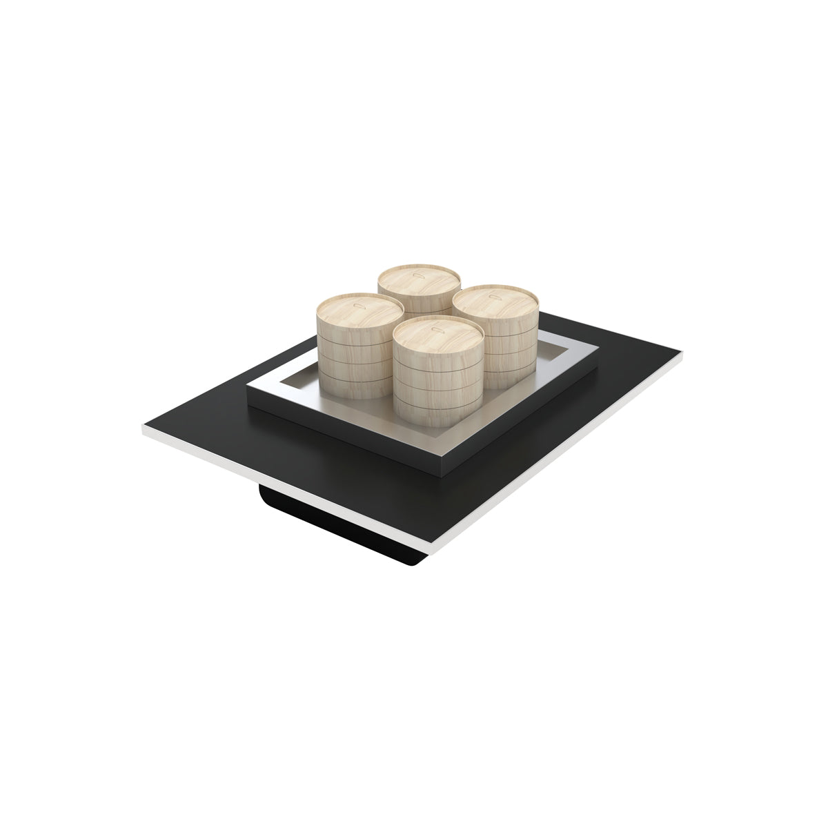 55234 Chef Inox Buffet Modular Insert 1/3 Size Dim Sim Tomkin Australia Hospitality Supplies
