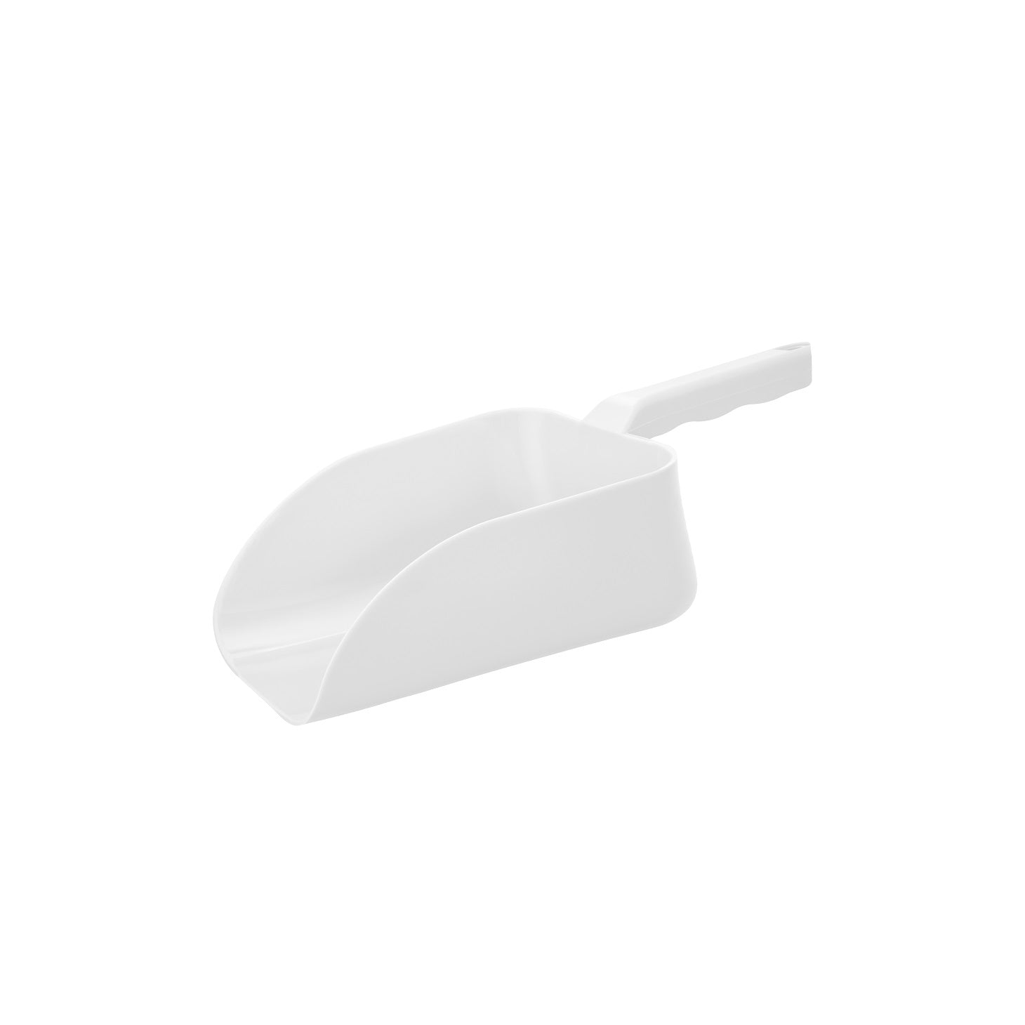 66168 Chef Inox Chef Inox Flat Scoop 1070ml White Tomkin Australia Hospitality Supplies