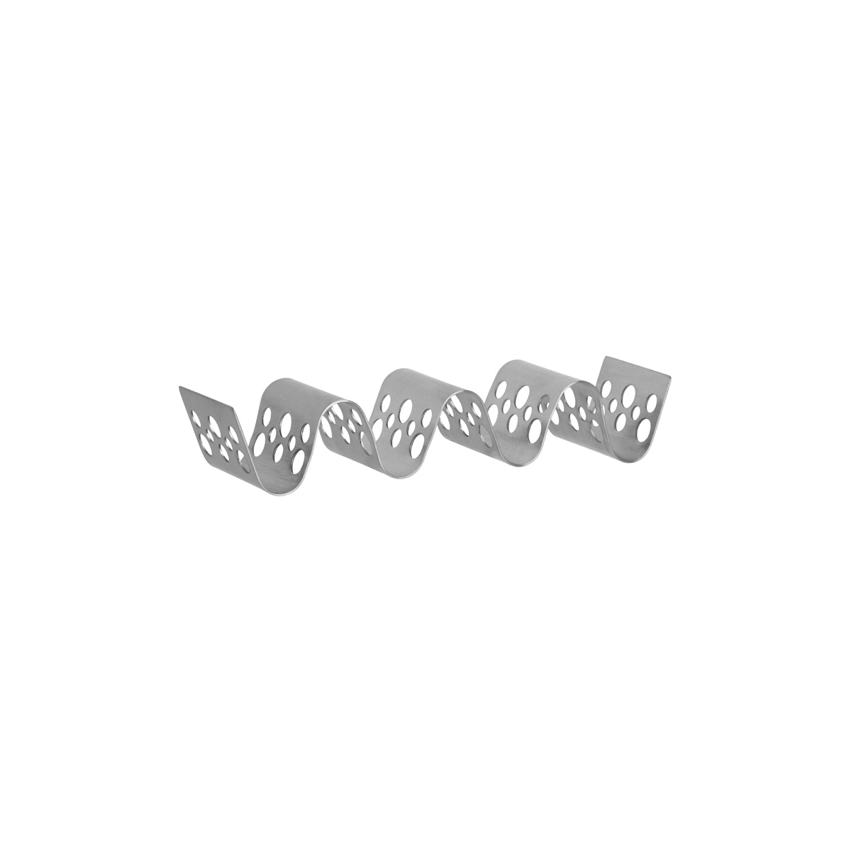 78795 Chef Inox Coney Island Taco Holder / Stand Pattern S/S – 3/4 Compartment Tomkin Australia Hospitality Supplies