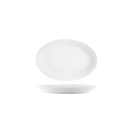 901609 Tablekraft Vitroceram Oval Platter 238mm Tomkin Australia Hospitality Supplies