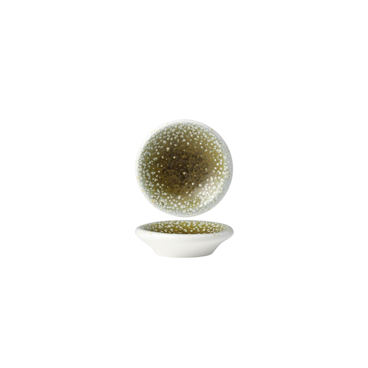 902204 Tablekraft Fusion Flared Deep Plate 205mm Khaki Tomkin Australia Hospitality Supplies