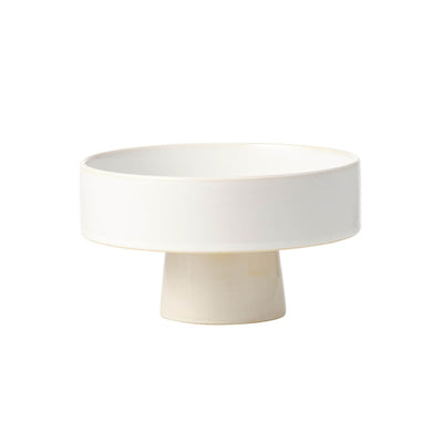 908464 Tablekraft Urban Serve Pedestal Deep Plate 200x115mm White Tomkin Australia Hospitality Supplies