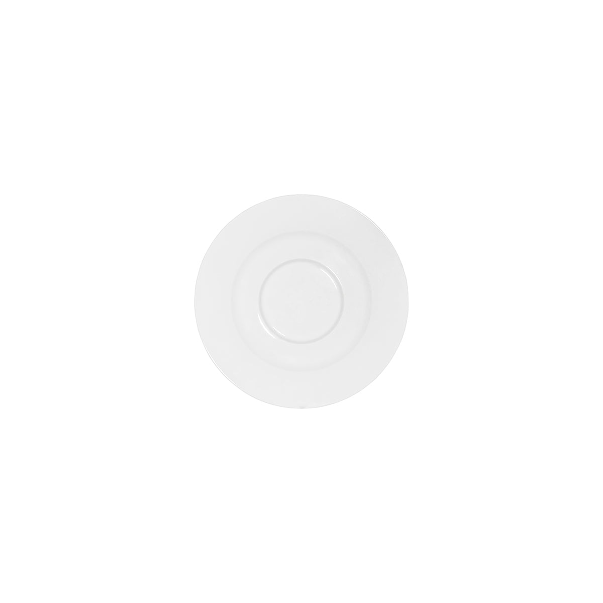 92085 Tablekraft Core White Cappuccino Saucer 150mm Tomkin Australia Hospitality Supplies