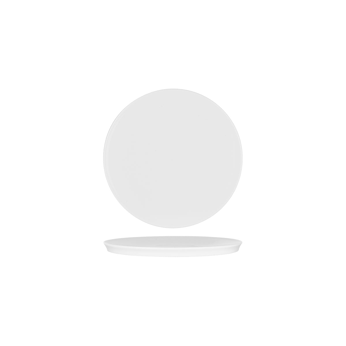 94830 Royal Porcelain White Album Round Presentation Plate 103x103mm (U3235) Tomkin Australia Hospitality Supplies