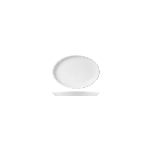 94845 Royal Porcelain White Album Oval Plate Stackable (U3222) Tomkin Australia Hospitality Supplies