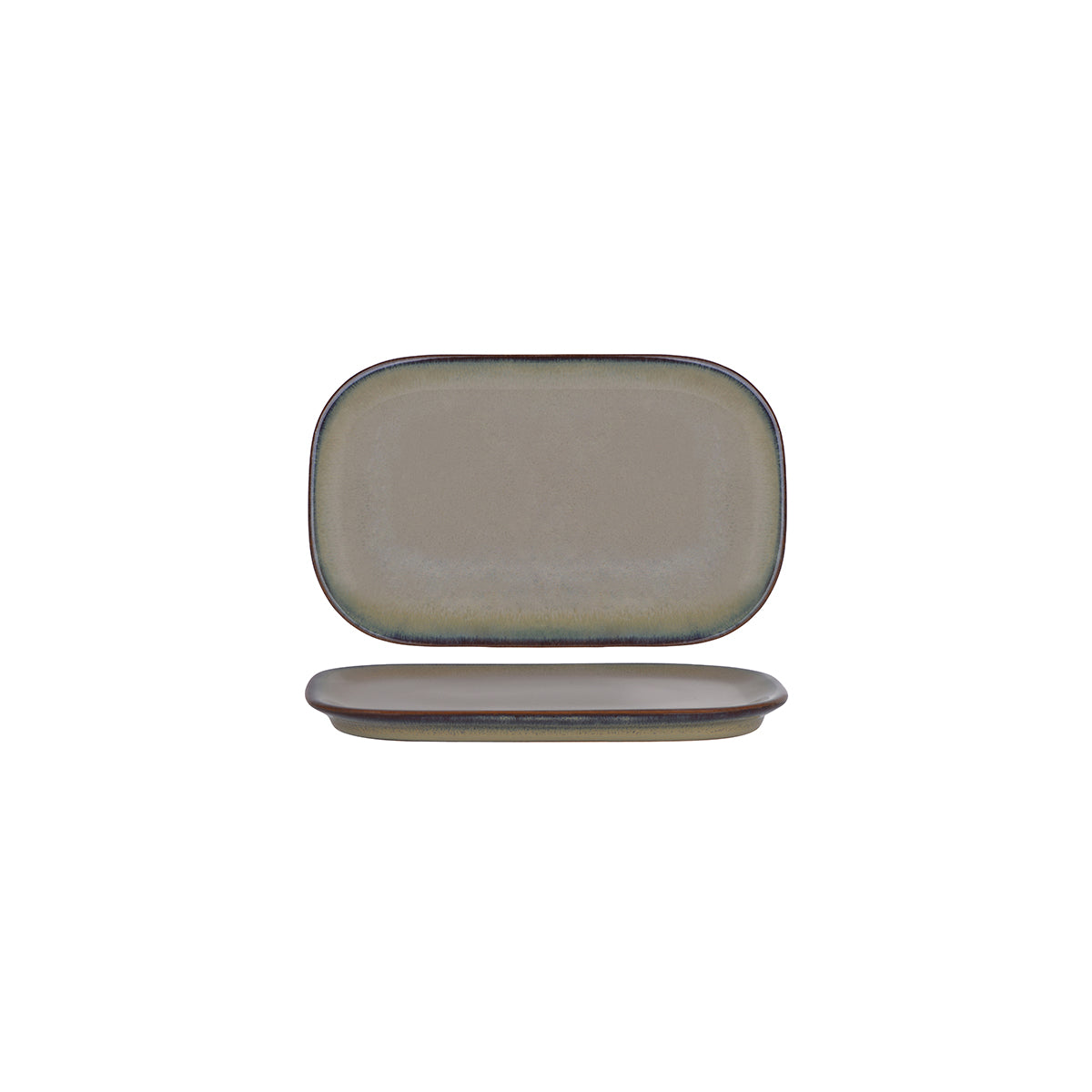 99868 Tablekraft Artistica Canvas Rect Coupe Plate 250x140mm Tomkin Australia Hospitality Supplies