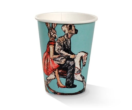 12 OZ PLA Coated SW Cup/Art Print 90mm 1000pc/ctn