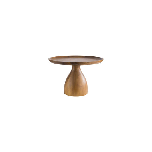 APS33293 APS APS Acacia Cake Stand Round 240x160mm Tomkin Australia Hospitality Supplies