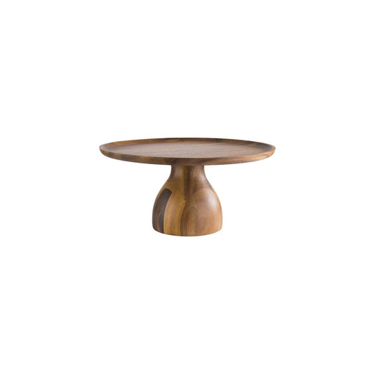 APS33295 APS APS Acacia Cake Stand Round 330x160mm Tomkin Australia Hospitality Supplies