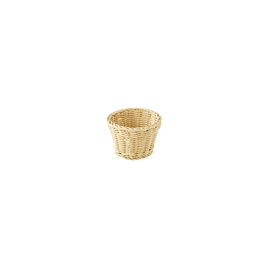 APS50620 APS APS Profi Line Basket Round Light Beige 130x100mm Tomkin Australia Hospitality Supplies