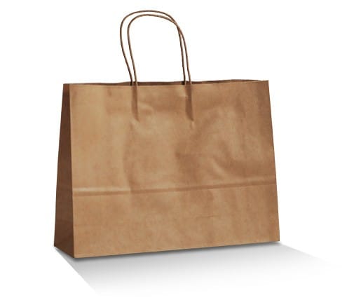 Brown Kraft Bag /Twisted paper handle- Medium Boutique 250pc/ctn