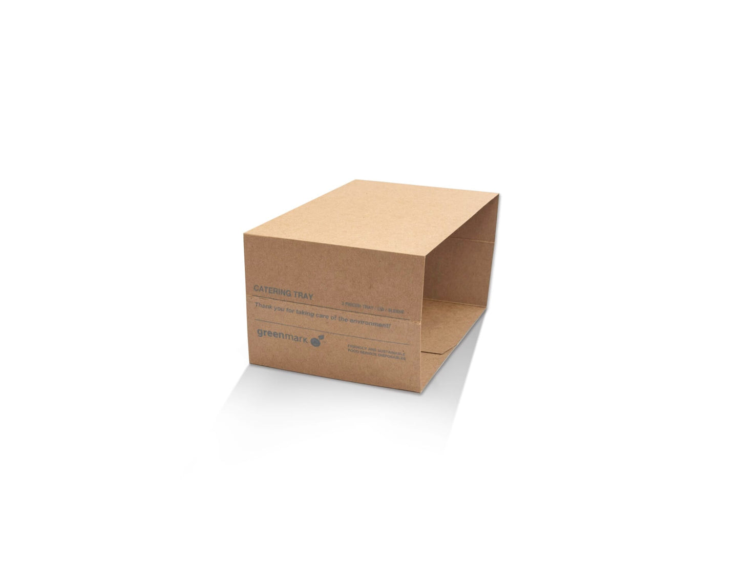 #Brown Catering Tray Sleeve Small,H:80mm 50pc/PK