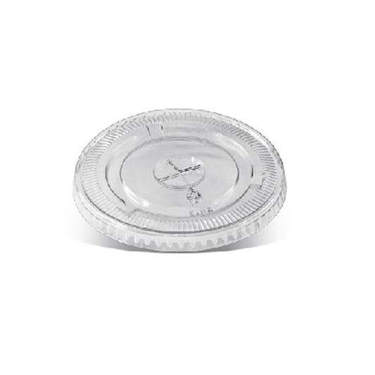 Clear PLA Flat Lid 90mm-CC16/22/24oz 1000pc/ctn