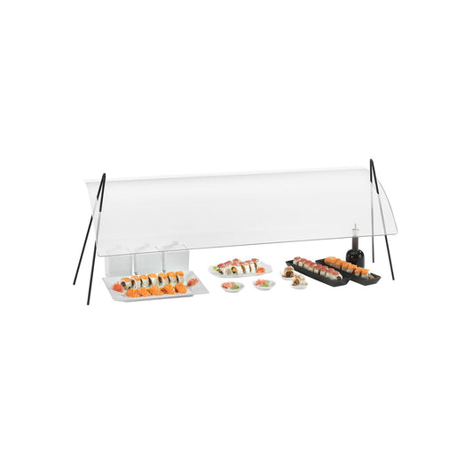CM1458-48 Cal-Mil Iron Collection Rectangle Guards – Single Face with 2 Wire Legs and Guard 1219x438x483mm Tomkin Australia Hospitality Supplies