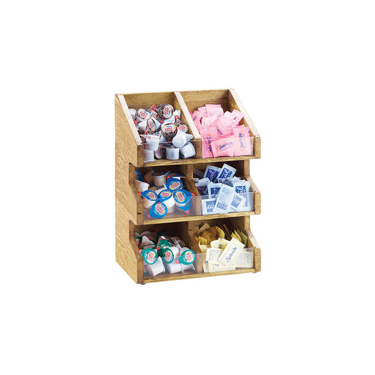 CM2054-99 Cal-Mil Madera 6 Section Condiment Holder 279x178x406mm Tomkin Australia Hospitality Supplies