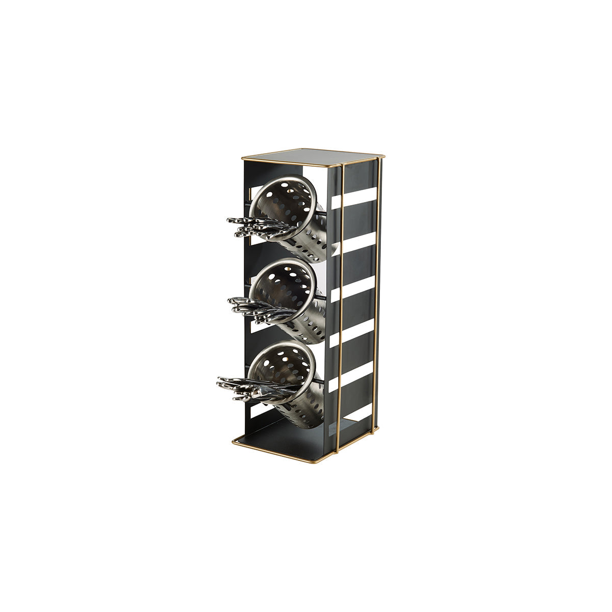 Empire Black Cylinder Display Stand 178x184x470mm