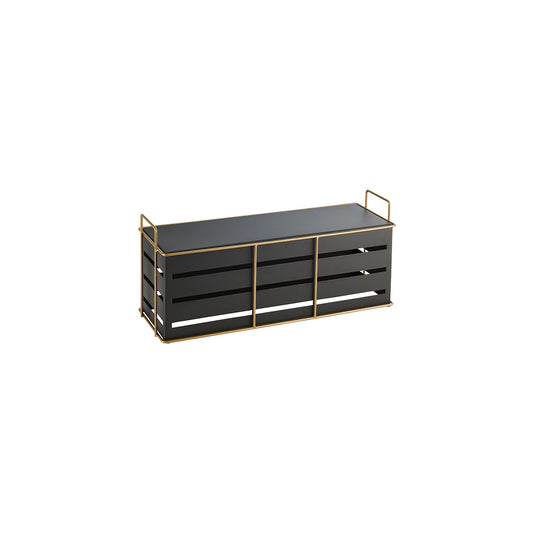 Empire Black Rectangular Riser 521x178x229mm