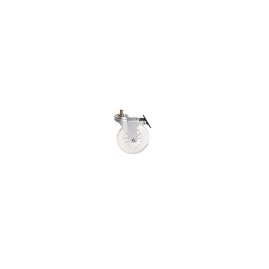 CM22364-12 Cal-Mil Clear Locking Caster for CM22340 102x102x152mm Tomkin Australia Hospitality Supplies