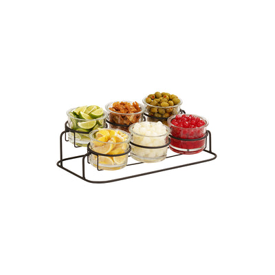Madison Jar Stand with 6x450ml Jars 406x235x152mm