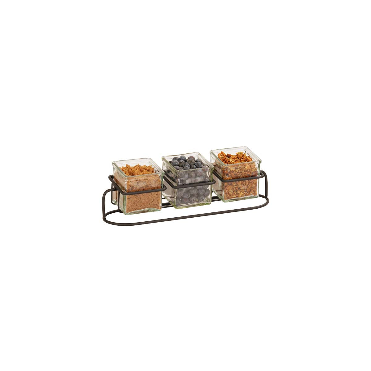 Madison Jar Caddy with 3 Jars 419x127x95mm