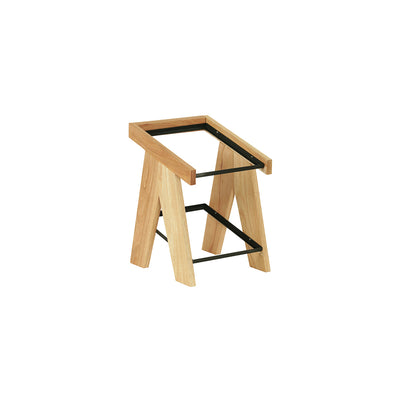 CM23137-2-21 Cal-Mil Sydney Oak A-Frame Merchandisers With 2 Tier 318x356x445mm Tomkin Australia Hospitality Supplies