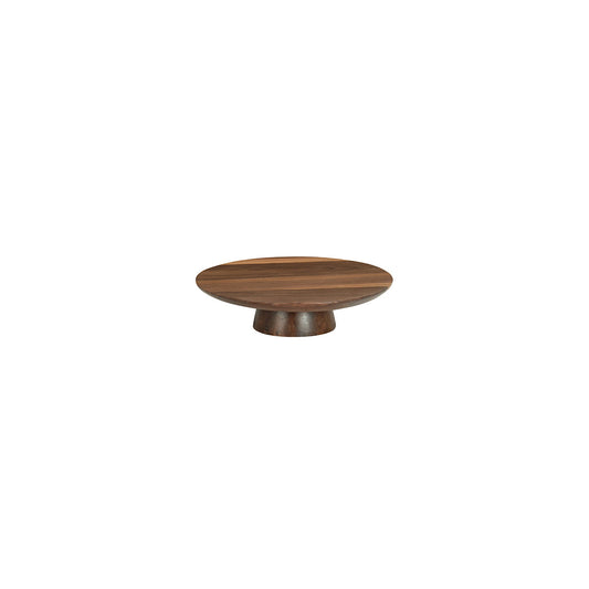 CM23151-123-78 Cal-Mil Sydney Walnut Cake Pedestals 305x76mm Tomkin Australia Hospitality Supplies