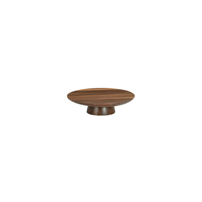 CM23151-123-78 Cal-Mil Sydney Walnut Cake Pedestals 305x76mm Tomkin Australia Hospitality Supplies