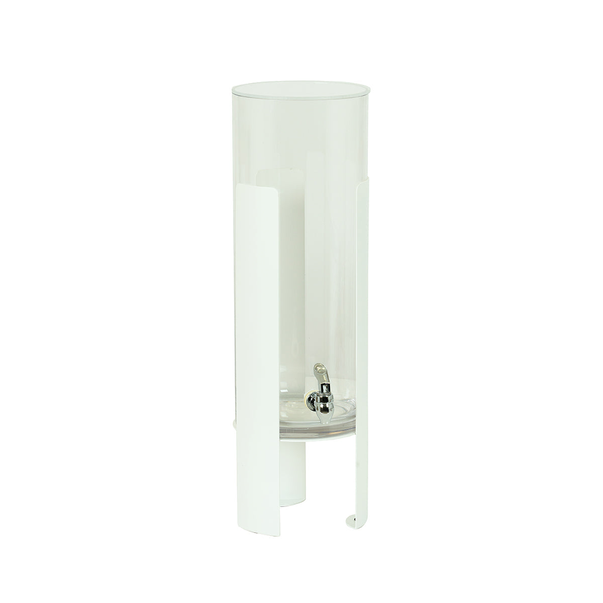 CM23203-3-15 Cal-Mil Juno Acrylic Beverage Dispensers With Ice Chamber And Drip Tray 203x216x673mm / 13.6Lt Tomkin Australia Hospitality Supplies
