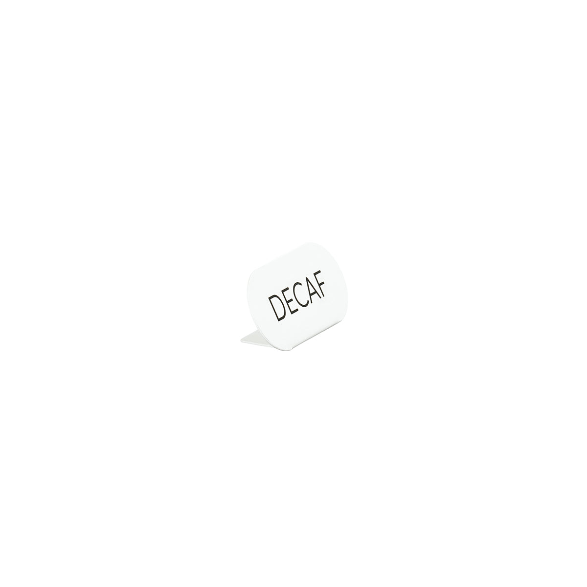 CM23401-2-15 Cal-Mil Juno Beverage Decaf Signs 114x38x51mm Tomkin Australia Hospitality Supplies