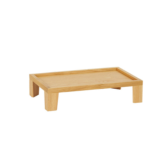 CM23600-6-21 Cal-Mil Sydney Oak Taper Leg Risers 305x508x152mm Tomkin Australia Hospitality Supplies