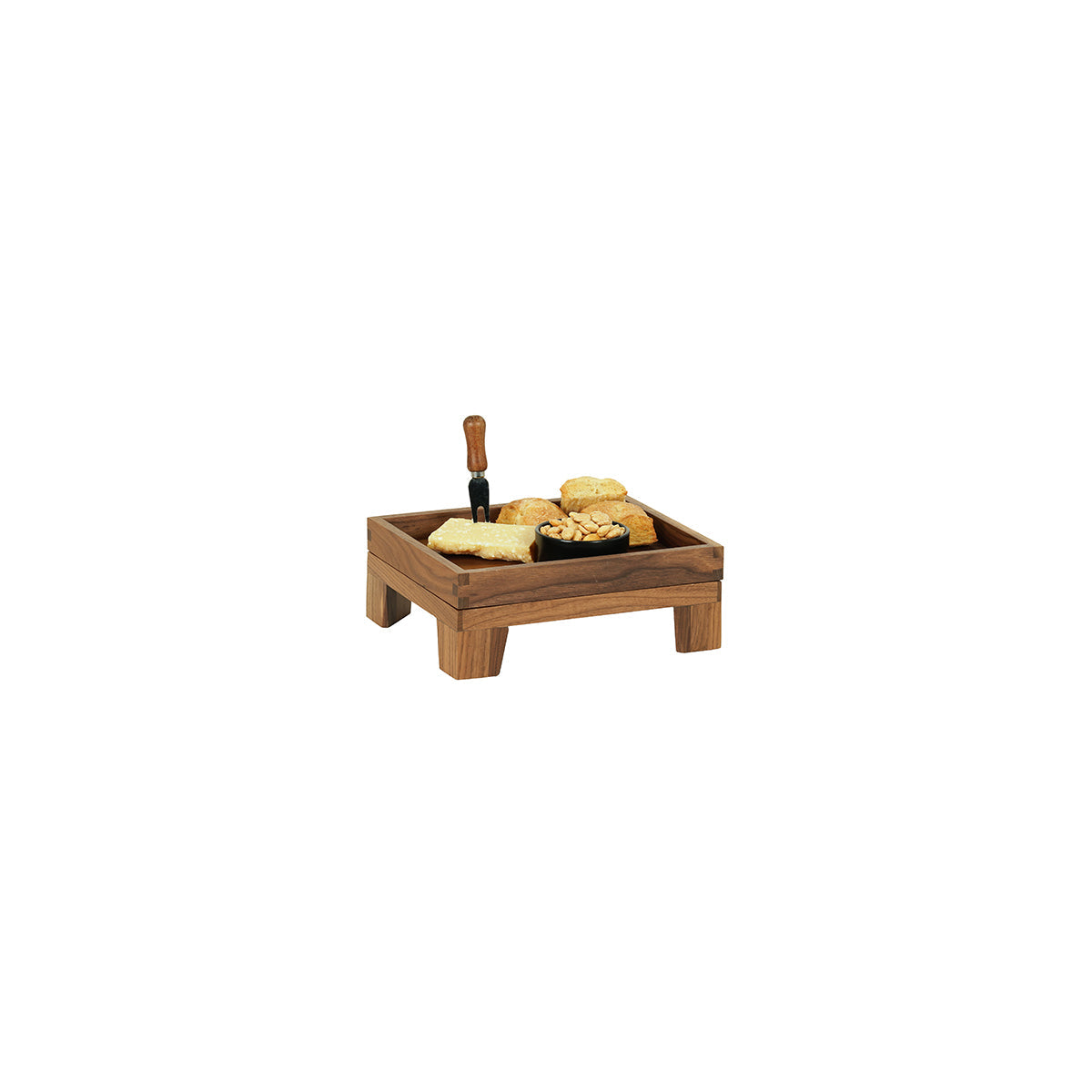 Sydney Walnut Taper Leg Risers 254x305x76mm