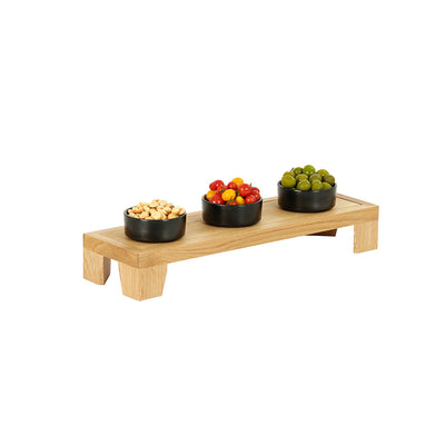 Sydney Oak Taper Leg Risers 508x152x83mm