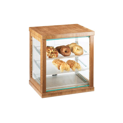 CM284-60 Cal-Mil Bamboo Frame Display Case Attend 533x413x572mm Tomkin Australia Hospitality Supplies