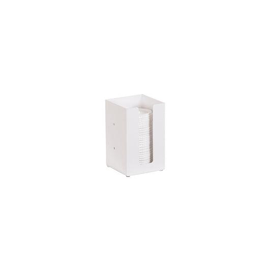 CM299-15 Cal-Mil White Classic Napkin Display 133x133x203mm Tomkin Australia Hospitality Supplies