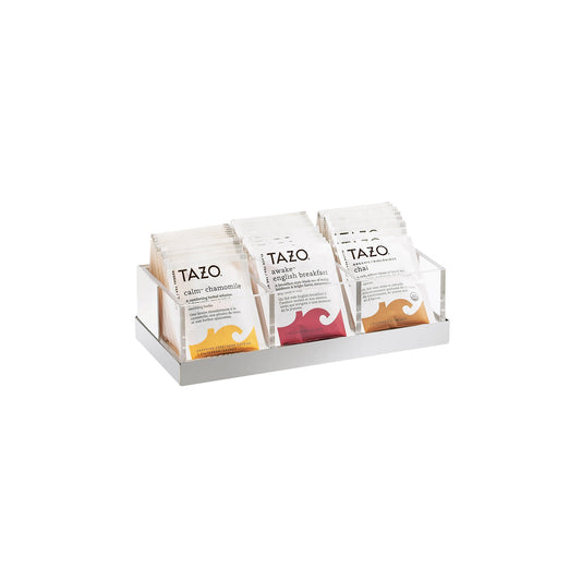 CM3014-55 Cal-Mil Luxe 3 Comp Packet/Condiment Holder 235x114x64mm Tomkin Australia Hospitality Supplies
