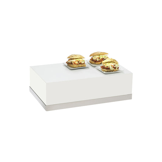 CM3025-55 Cal-Mil Luxe Rectangular Riser 305x508x159mm Tomkin Australia Hospitality Supplies