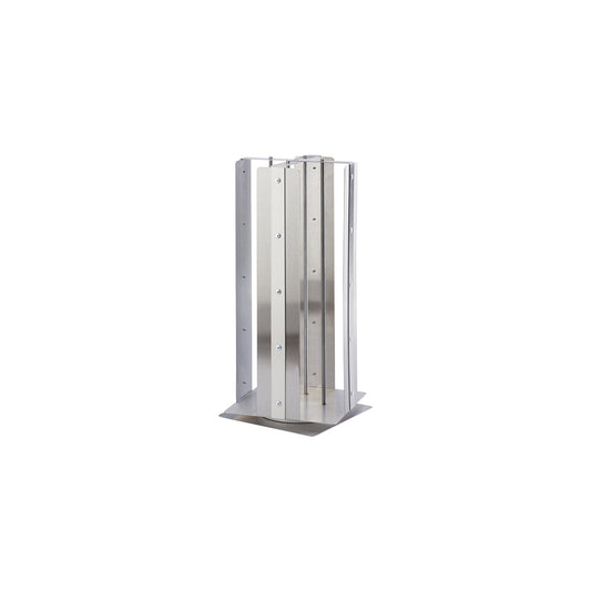 CM3393-55 Cal-Mil Urban Collection Revolving Cup & Lid Holder Stainless Steel 197x197x457mm Tomkin Australia Hospitality Supplies