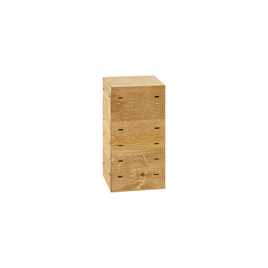 CM3627-99 Cal-Mil Madera Riser with Slot for Shelf 229x229x457mm Tomkin Australia Hospitality Supplies