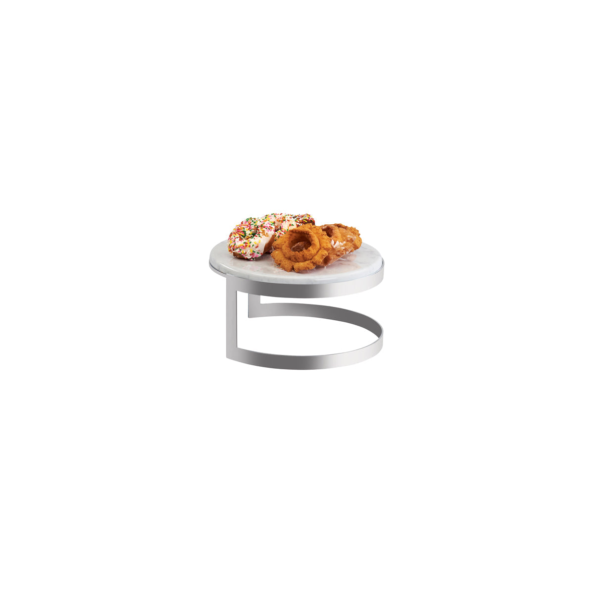 CM3680-126-81M Cal-Mil Riser with Marble Melamine Top 305x152mm Tomkin Australia Hospitality Supplies
