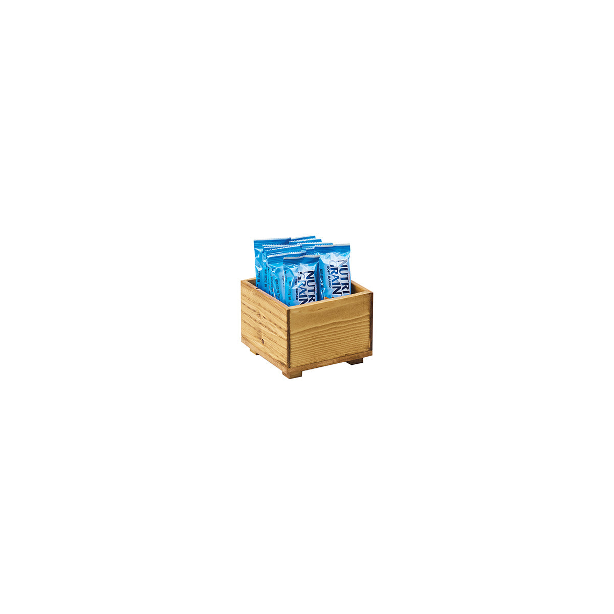 CM3682-55-99 Cal-Mil Madera Stacking Box 127x127x83mm Tomkin Australia Hospitality Supplies